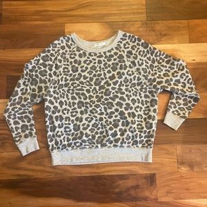 Aerie cheetah long sleeve shirt